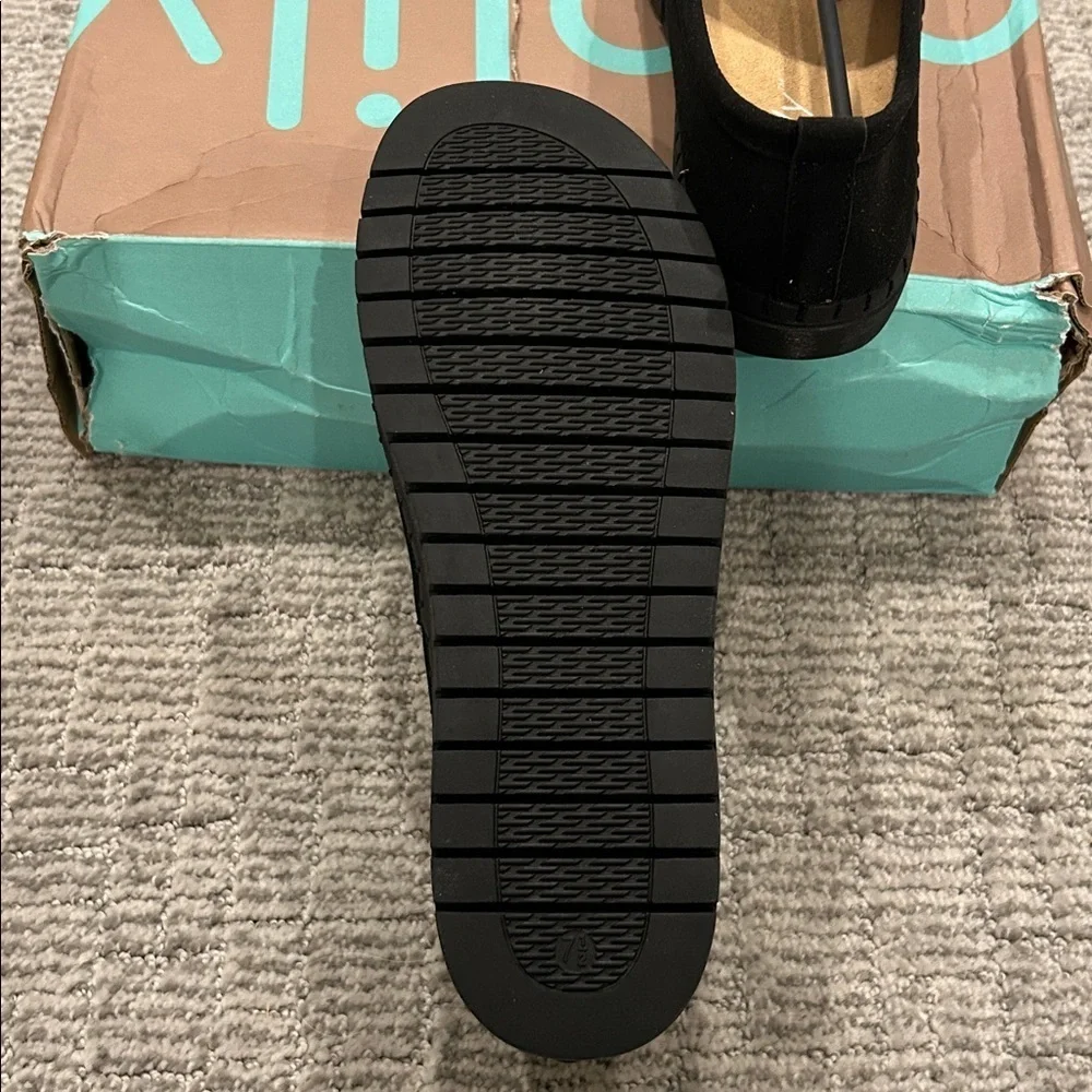GLOLILY ELLE LOAFER Black Suede 7.5